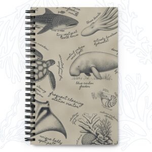 marine biology notebook field notes front cover sketches whalehug