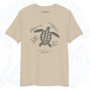 Leatherback Turtle Field Notes T-Shirt - Image 1