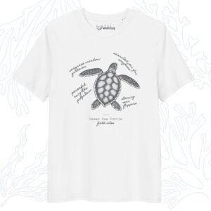 Leatherback Turtle Field Notes T-Shirt - Image 3